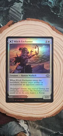 Witch Enchanter Witch-Blessed Meadow Foil Card Magic the Gathering MH3 - Image 1