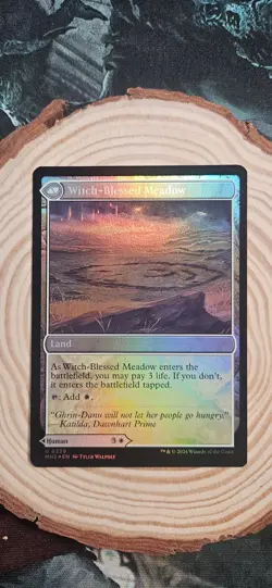 Witch Enchanter Witch-Blessed Meadow Foil Card Magic the Gathering MH3 - Image 2