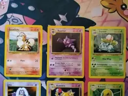 Pokemon Base Set 6 Card Lot 28-33/102 - Image 2