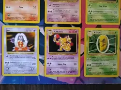 Pokemon Base Set 6 Card Lot 28-33/102 - Image 3