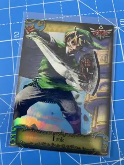 Legend Of Zelda Enterplay Trading Card 2016 Link Gold Foil G1 - Image 1