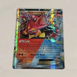 Pokemon Volcanion EX XY173 Holo Promo XY Set English Basic 180 HP TCG Card - Image 1