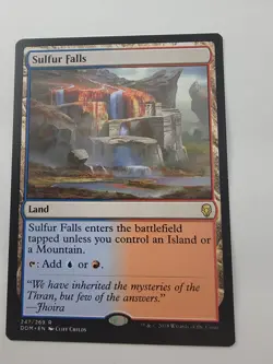 MTG Sulfur Falls - Dominaria Card # 247 - Image 1