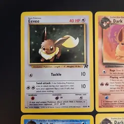 Pokemon TCG Cards - Team Rocket Eevee, Jolteon, Vaporeon, Flareon - WOTC NM - Image 2