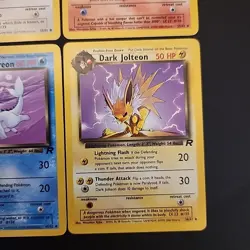 Pokemon TCG Cards - Team Rocket Eevee, Jolteon, Vaporeon, Flareon - WOTC NM - Image 5