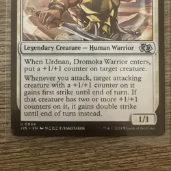 NMT MTG Urdnan, Dromoka Warrior (Anime) Foundations Jumpstart Regular White Card - Image 3