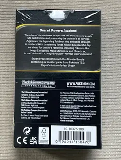 Pokemon Mega Evolution Perfect Order Booster Bundle, 6 Packs, Collectible Card - Image 3