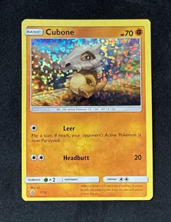 Pokemon Cubone Holo Promo McDonald's 2018 Card 7/12 Pokemon TCG Card Stock - Image 3
