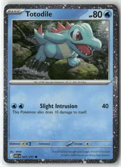 Totodile 041/217 Cosmos Holo ASCENDED HEROES POKEMON Collectible Card - Image 1