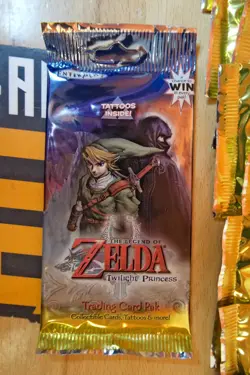 Legend Of Zelda Twilight Princess Trading Card Sealed Booster Pack Enterplay NEW - Image 1