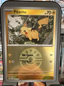 Pokemon Pikachu ASC 055/217 Stamped Basic Holo 70 HP English 2026 kamonabe Card - Image 1