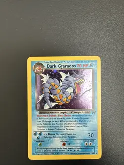 Pokemon Dark Gyarados Holo Card 8/82 Team Rocket TCG LP/NM - Image 1