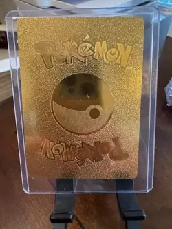 Pokemon Stage 1 Wartortle 70 HP Gold Foil Fan Art Card - Image 2