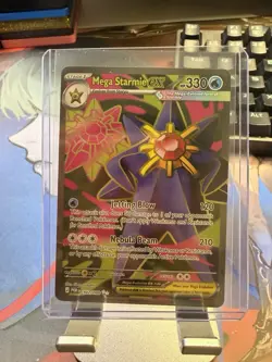 MEGA Starmie EX Perfect Order Pokemon Card Full Art ENGLISH 102/088 - Image 1