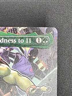 Michelangelo Weirdness to 11 MTG x TMNT 0214 Ninja Turtle Card NM Borderless - Image 5