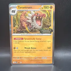 Pokemon Card Staff Tyrantrum Mega Evolution Perfect Order 066 Holofoil - Image 1