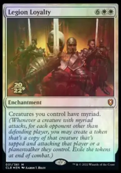 MTG Legion Loyalty [Commander Legends: Battle for Baldur's Gate Prerelease Promo - Image 1