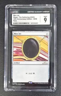MTG Mox Jet 30th Anniversary Edition #259 Graded CGC 9 Mint Magic Card - Image 1