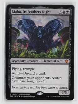 Maha, Its Feathers Night 0100 Bloomburrow BLB MTG Magic - Image 1