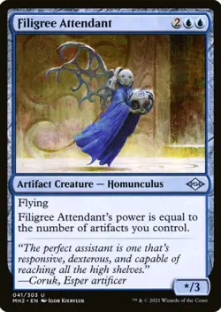 X 1 Filigree Attendant Modern Horizons 041 MTG Magic The Gathering - Image 1