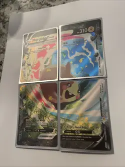Morpeko V-Union SWSH215-218 Black Star Promo Pokemon 4 Card Set NM - Image 2