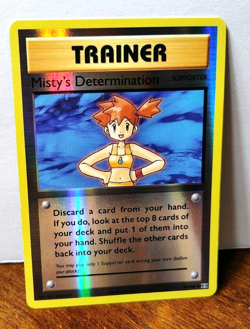 POKEMON MISTY'S DETERMINATION 80/108 REVERSE HOLO XY EVOLUTIONS LP - Image 1
