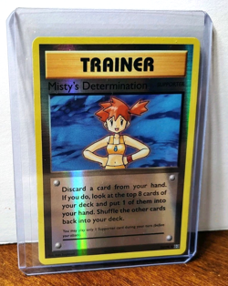 POKEMON MISTY'S DETERMINATION 80/108 REVERSE HOLO XY EVOLUTIONS LP - Image 3