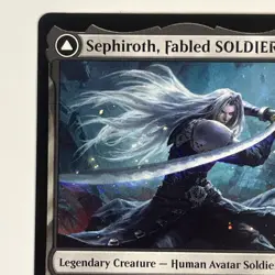 Magic the Gathering Final Fantasy Sephiroth Fabled Soldier Non-Foil Mythic - Image 2