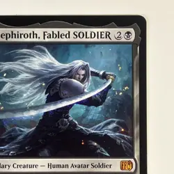 Magic the Gathering Final Fantasy Sephiroth Fabled Soldier Non-Foil Mythic - Image 3
