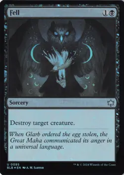 Fell Bloomburrow Foil NM 95 BLB MTG - Image 1