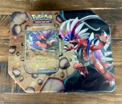 Pokemon TCG Scarlet & Violet Koraidon EX Tin ( Factory Sealed ) - Image 1