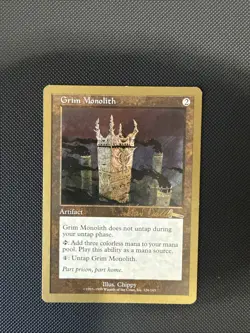 Grim Monolith - 1999 Kai Budde (ULG) - World Championship Decks (WCD) - Image 1