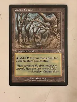 Gaea’s Cradle – Urza’s Saga 321/350 – MTG Magic – LP – Reserved List - Image 1