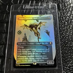 Momo, Friendly Flier (Borderless) Avatar: The Last Airbender Foil - Image 1