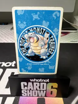 1998 Pokemon Poker Card Muk (Blue Back, Blastoise) - Image 2