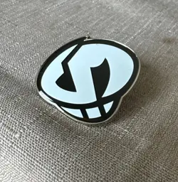 Pokemon TCG Team Skull Logo Metal Enamel Lapel Pin 2017 Sun & Moon Series - Image 1