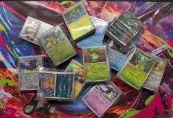 Bulk Lot 100 Pokemon Cards Holo Reverse Holo Unsorted Free Shipping - Image 1