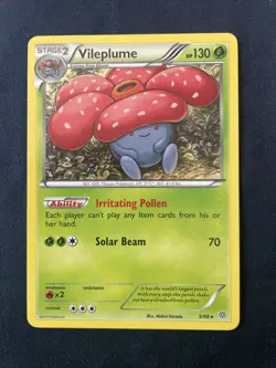 Pokemon TCG Vileplume XY Ancient Origins 3/98 Regular Non-Holo Rare Card NM - Image 1