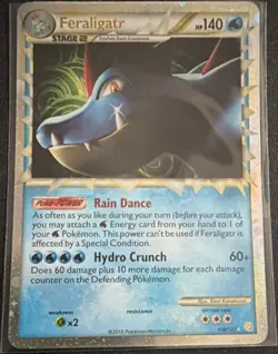 Pokemon Feraligatr HeartGold & SoulSilver 2010 108/123 Holo Rare 140HP - Image 1