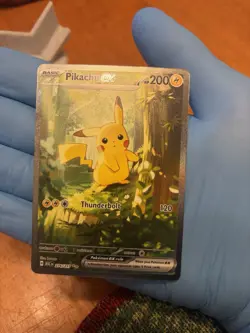 Nintendo Pikachu EX 276/217 Holo 200 HP Pokemon TCG Card ASC Set English - Image 3