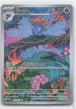 Gloom 198/197 Illustration Rare Obsidian Flames Pokemon Near Mint - Image 1