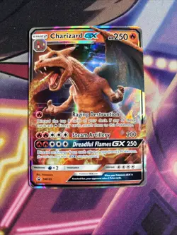 Charizard GX Promo SM195 Pokemon Card TCG LP - Image 1