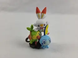 Pokemon TCG Sword & Shield Collection Figures Grookey Scorbunny Sobble Galar - Image 1