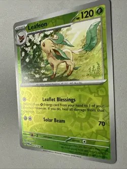 Pokemon TCG * SV Twilight Masquerade * 11/167 Leafeon REVERSE HOLO Uncommon * NM - Image 2