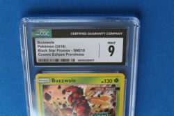 2019 POKEMON BLACK STAR PROMOS BUZZWOLE SM218 CGC 9 - Image 2