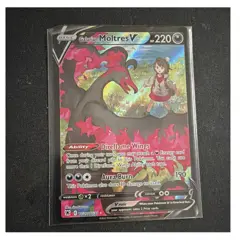 Pokemon Galarian Moltres V Ultra Rare Full Art Holo TG20/TG30 Astral Radiance - Image 1