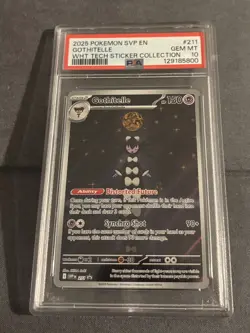 2025 Pokemon SVP EN Black Star Promo #211 Gothitelle PSA 10 - Image 1