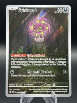 Pokemon TCG 148/132 Spiritomb ME01 Mega Evolution MEG Illustration Rare - Image 1