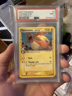 2007 Pokemon Charmeleon #5 Pop Series 5 Mint PSA 9 Rare Pop 28 - Image 1