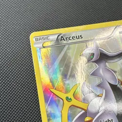 Pokemon Arceus XY83 XY 2015 120 HP Basic Judgment Blast Full Art Holo Promo - Image 2